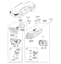 Diagram for Kia Optima Light Socket - 924512T520