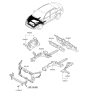 Diagram for Kia Optima Engine Mount Bracket - 645272T000