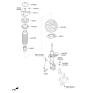 Diagram for 2015 Kia Optima Shock Absorber - 546512T824
