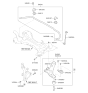 Diagram for 2012 Kia Optima Hybrid Control Arm - 545014R000