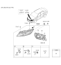 Diagram for Kia Sorento Light Socket - 92166F1000