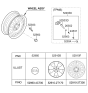 Diagram for Kia Optima TPMS Sensor - 52936A5000