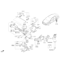 Diagram for Kia Optima Sway Bar Kit - 555102T000