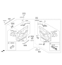 Diagram for Kia Mirror Switch - 935732T000