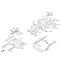 Diagram for 2012 Kia Optima Hybrid Floor Pan - 656104R000