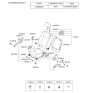 Diagram for 2007 Kia Spectra Seat Cushion - 882022F702193