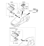 Diagram for 2009 Kia Spectra SX Dome Light - 928202F00087