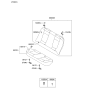 Diagram for Kia Spectra Seat Cover - 893602F150193