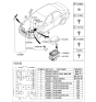 Diagram for 2007 Kia Spectra Battery Terminal - 918602F030