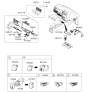 Diagram for Kia Spectra Dimmer Switch - 949002F70087