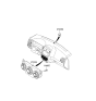 Diagram for Kia Spectra SX A/C Switch - 972502F062LK