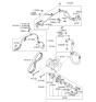 Diagram for Kia A/C Idler Pulley - 978342D520