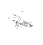 Diagram for Kia Spectra Wiper Switch - 934352F025