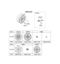 Diagram for 2005 Kia Spectra Spare Wheel - 529102F401