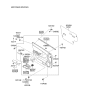 Diagram for 2003 Kia Spectra Power Window Switch - 935752F01087