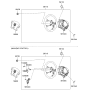 Diagram for 2007 Kia Spectra Cruise Control Switch - 964402F005