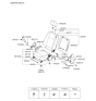 Diagram for Kia Spectra Seat Cushion - 881032F703193