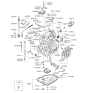 Diagram for Kia Spectra Transmission Mount - 4521023500