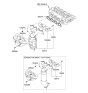 Diagram for Kia Spectra SX Catalytic Converter - 2851023390