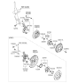 Diagram for 2006 Kia Spectra Spindle - 527502F010