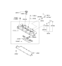 Diagram for 2009 Kia Spectra5 SX Oil Pan Baffle - 2240223510