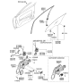 Diagram for 2007 Kia Spectra5 SX Door Lock Actuator - 813102F030