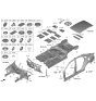 Diagram for 2022 Kia Niro EV Body Mount Hole Plug - 1735116000B