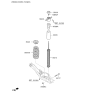 Diagram for 2019 Kia Forte Shock Absorber - 55307M7GA0