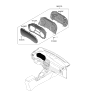 Diagram for Kia Instrument Cluster - 94041M7040