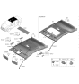 Diagram for 2023 Kia Forte Sun Visor - 85220M7400BGA