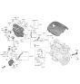 Diagram for Kia Forte Brake Booster Vacuum Hose - 283502B730