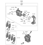 Diagram for 2019 Kia Forte Brake Caliper - 58110M7100