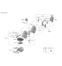 Diagram for 2019 Kia Forte Air Bag Control Module - 80620M7000