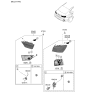 Diagram for 2023 Kia Forte Light Socket - 92491M7600