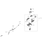 Diagram for Kia Forte Brake Fluid Level Sensor - 46770F0100