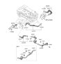 Diagram for Kia Cooling Hose - 254802E000