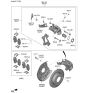 Diagram for Kia Forte Brake Caliper Bracket - 58210M6500