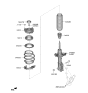 Diagram for 2022 Kia Forte Shock Absorber - 54651M7730