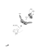 Diagram for Kia Forte Turn Signal Switch - 93406M6500