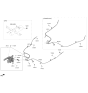 Diagram for 2019 Kia Forte Parking Brake Cable - 59750M6000