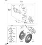 Diagram for 2023 Kia Niro Brake Caliper Piston - 58235A5200