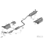 Diagram for Kia Forte Muffler - 28700M7520