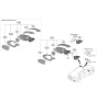 Diagram for 2020 Kia Optima Hybrid Car Mirror - 85101E4000