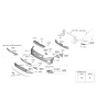 Diagram for 2022 Kia Forte Grille - 86350M6600