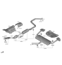 Diagram for 2021 Kia Forte Exhaust Heat Shield - 28795F2900