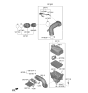 Diagram for 2023 Kia Forte Air Filter Box - 28110M6850