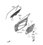 Diagram for 2022 Kia Forte Window Run - 82540M7000