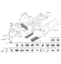 Diagram for Kia Sorento Dash Panels - 84120R5000