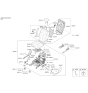 Diagram for 2023 Kia Sorento Armrest - 89900R5510MRL