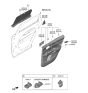 Diagram for 2021 Kia Sorento Door Handle - 83610R5000FMS